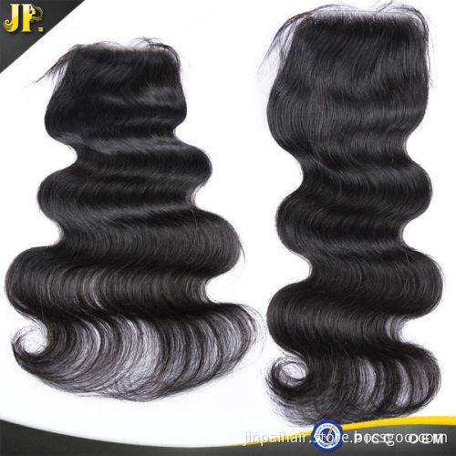 100% best quality hot sale indian virgin remy hair silk top closure